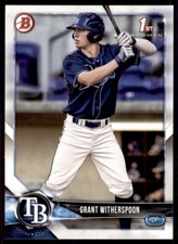 2018 Bowman Draft Grant Witherspoon Rookie Tampa Bay Rays #BD-152