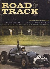 MARCH 1960 ROAD & TRACK WITH STIRLING MOSS IN COOPER-CLIMAX ON COVER FORMULA ONE