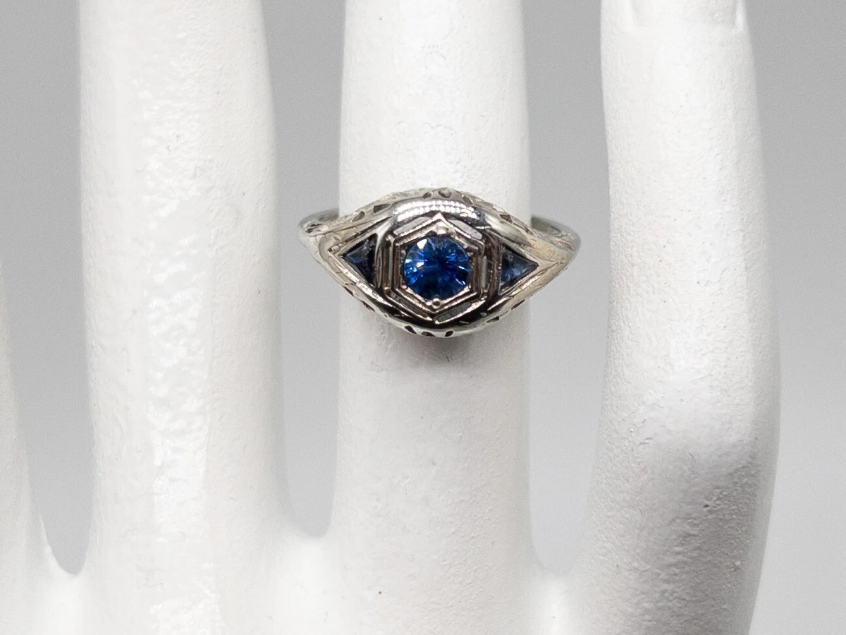 Antique sapphire rings ebay sale