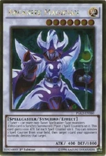Yugioh - Arcanite Magician - 1st Edition Gold Rare NM - Free Holographic Card