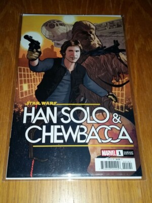 STAR WARS HAN SOLO AND CHEWBACCA #1 VARIANT NM+ (9.6 OR BETTER) MARVEL MAY 2022