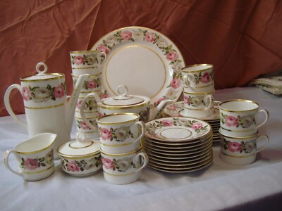 Kaffeeservice für 10 Personen Royal Worcester Royal Garden