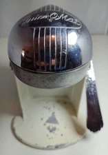 Vintage Rival Juice-O-Mat Tilt Top Orange Juicer Chrome and White 40s 50s 