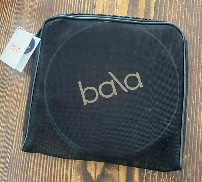 New Bala Pink Black 7” Aerobic Exercise Workout Slider Discs W/ Mesh Bag