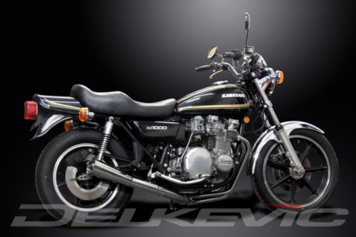Kawasaki KZ1000 A1 A2 MKII A3 A4 77-80 Exhaust 4-1 Stainless Megaphone Silencer - Picture 4 of 7