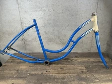 Schwinn Hornet Girls Frame And Fork Vintage DX Blue 26” Klunker