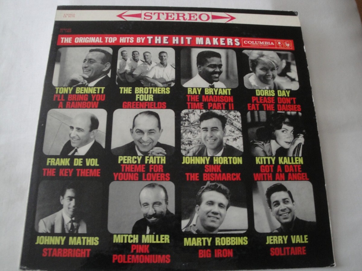The Original Top Hits By The Hit Makers VINYL LP ALBUM 1960 