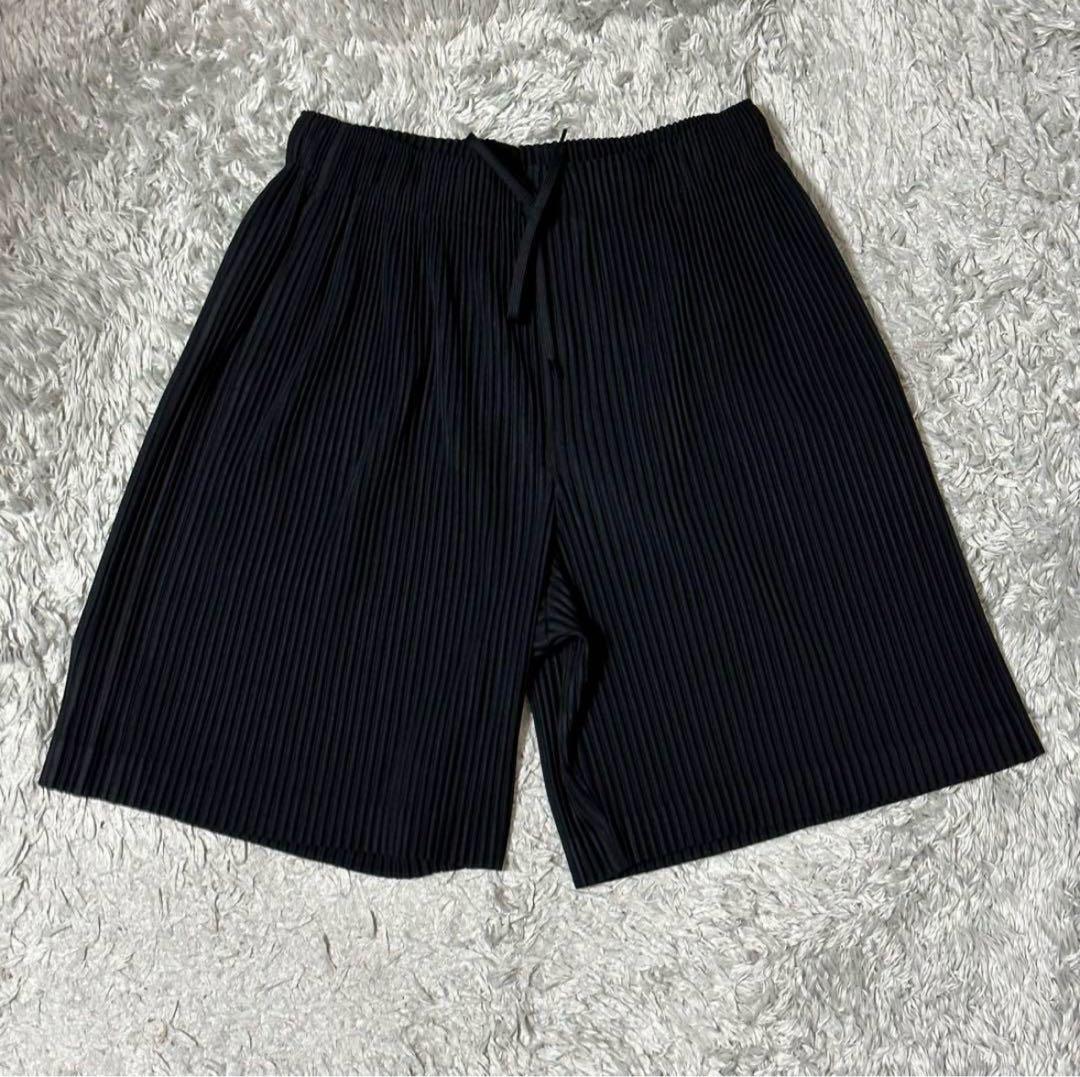 homme plisse issey miyake ショーツ 黒 3 袴ショーツ HOMME PLISSE ISSEY MIYAKE Shorts Black 3 L SIZE Used | eBay