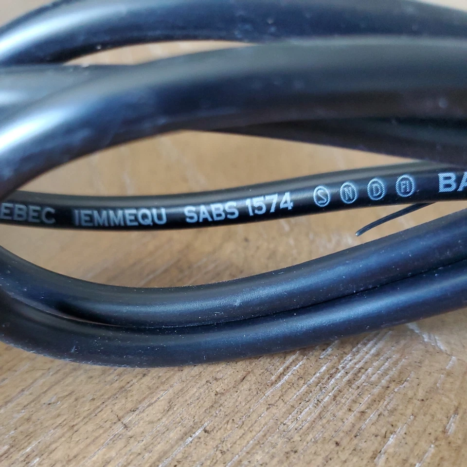 HO5VV-F EUROPEAN COMPUTER cable POWER CORD 6ft 3G0.75 MM2 baohing GTSA-3 N14586 - Image 4 of 4