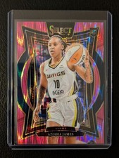 2025 Select Aziaha James Concourse RC Rookie Pink Flash Prizm #76 - Wings 🏀
