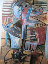 PABLO PICASSO: Schöne Lithographie limitiert auf 200 Exemplare, signiert 50x70cm