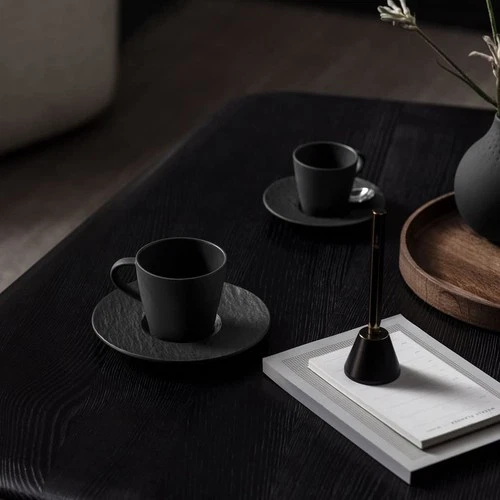 Villeroy & Boch Manufacture Rock Espresso Saucer - Thumbnail 5