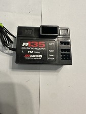 JR Racing R135 FM 3-Channel Receiver 75 MHz  Vintage RC  Tested