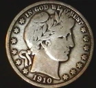 1910-P-- Barber Half Dollar TOUGH KEY DATE