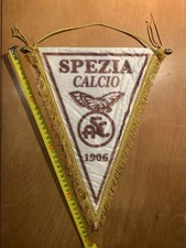 SPEZIA 1906  GAGLIARDETTO CALCIO UFFICIALE PENNANT WIMPEL FOOTBALL FUTBOL