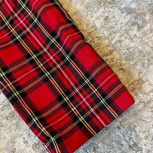 Vintage DiJon Apparel Festive Red Plaid Suspender Pants Overalls Girls 6 - Picture 5 of 11