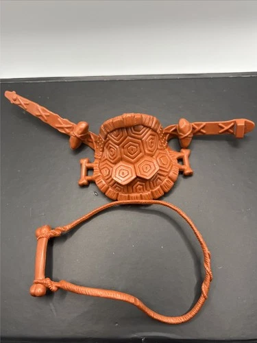 VTG 1992 TMNT Dingy Dino Triceratops Saddle & Reins for Cave Turtle Leo Figure