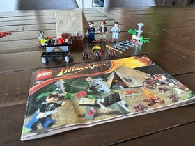 2 Sets! LEGO Indiana Jones 7621 & 7624 Complete Sets & Instructions