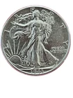 Brilliant Uncirculated 1943 Walking Liberty US Silver Half Dollar 12.5 g