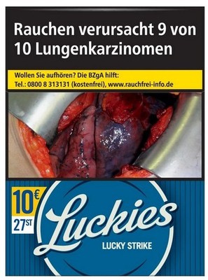 Lucky Strike Zigaretten Luckies Crafted 1871 Blue (Giga) Einzelpackung á 27 ...