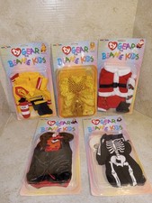 TY BEANIE KIDS GEAR Lot 5 Outfits  Accessories   All Different   New Sealed