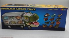 Joyfy 13-in-1 Dinosaur Carrier Truck Toy with Pull Back Cars