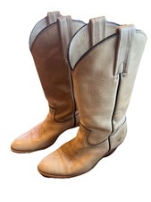 Frye 1970 9D Tan/Blonde Leather Boots 2304 4K25766, Made In USA