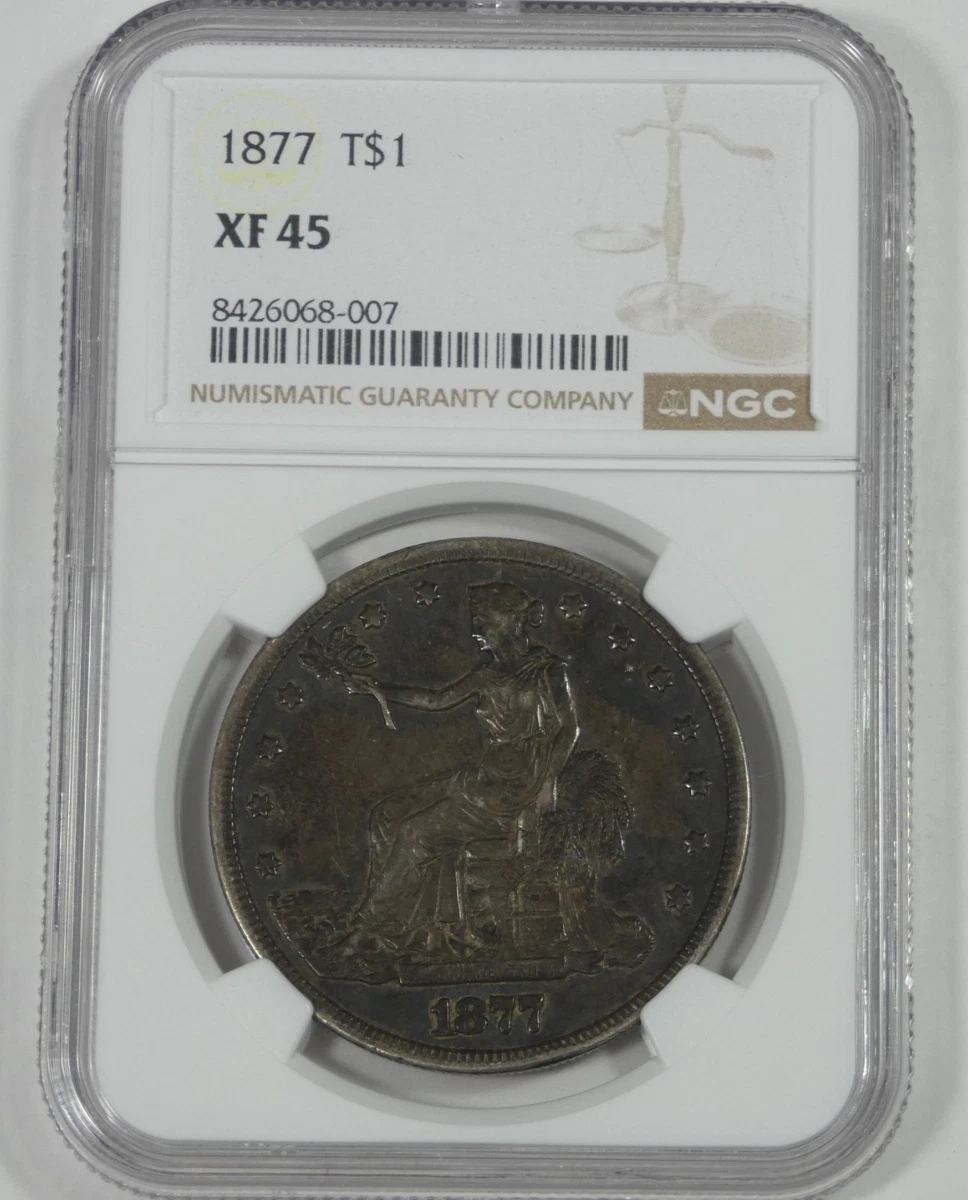1877 Year Grade XF 45 US Trade Dollars (1873-1885) for sale | eBay