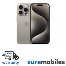 Image of Apple iPhone 15 Pro Max - 256GB - Natural Titanium (Unlocked) - Fair Condition