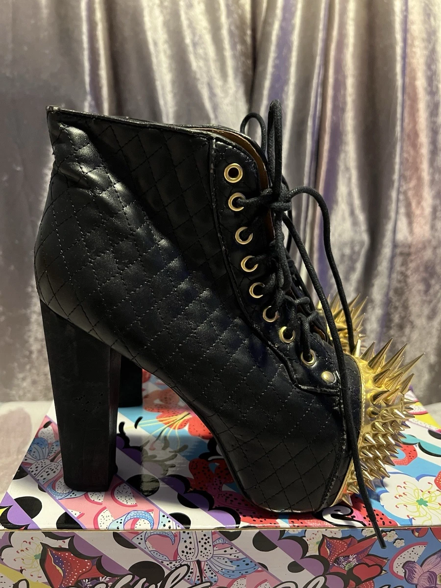 Escarpins Jeffrey Campbell Bossy - Bout Pointu Irisé - Talon 140 Mm - Taille US 6 (pointure 38/39 FR Environ) - Neufs Avec Boîte