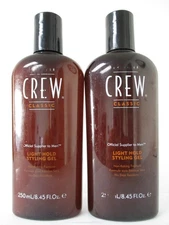 American Crew Light Hold Styling Gel 8.45 oz (scuffs) Pack of 2