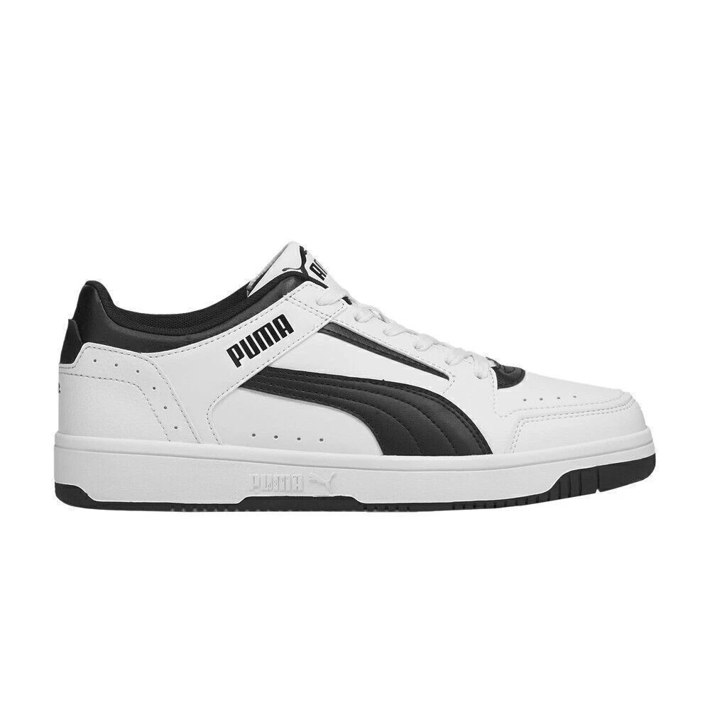 Puma Rebound Joy Low White Black for sale | eBay