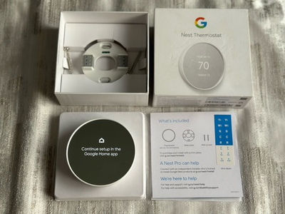 #ad Google Nest Smart Thermostat White G4CVZ $50.00