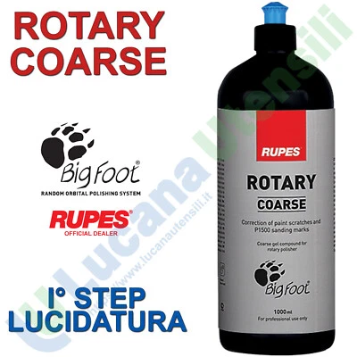 Pasta Abrasiva Lucidante Carrozzeria Auto RUPES P1500 Auto BigFoot ROTARY COARSE