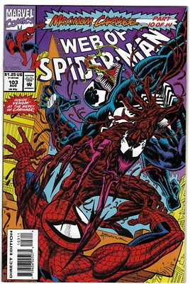 Web of Spider-Man #103 (Marvel Comics August 1993) VF to NM 1st Printing