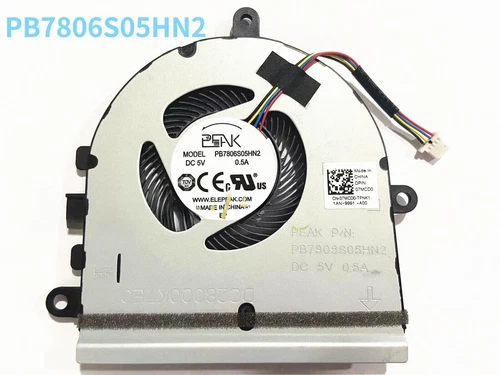 Cooling Fan for Dell Inspiron 5570 15-5575 3583 P75F 3501 PB7806S05HN2 07MCD0