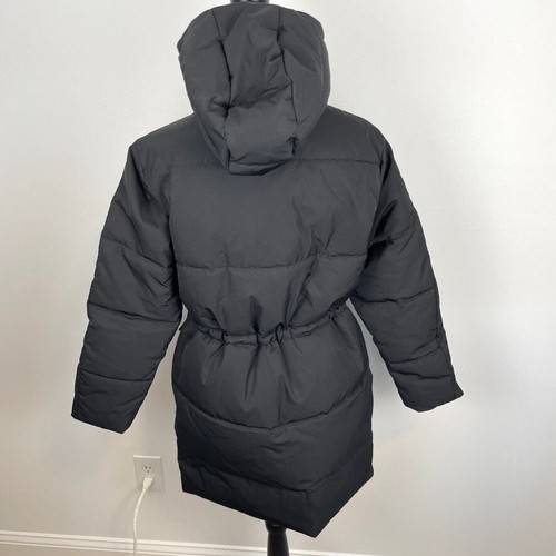 Everlane The ReNew Long Puffer Coat In Black Size XS New - Picture 10 of 14