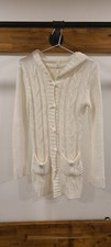 ivory knit Womens cardigan