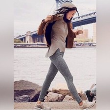 Athleta Women  s Skinny Gray Ponte Casual Strech Legging Pant Sz 4