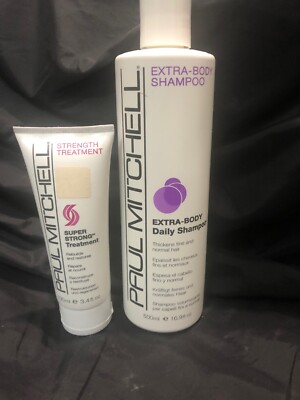 Paul Mitchell Extra-Body Daily Shampoo 16.9oz Free Super Strong Treatment
