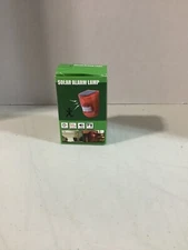 Solar Warning Alarm Strobe Light Lamp Motion Sensor Waterproof Outdoor Security