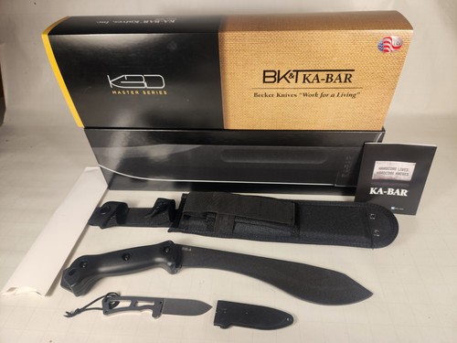 NIB Ka-Bar Becker BK4 Machex with bonus Becker Remora knife