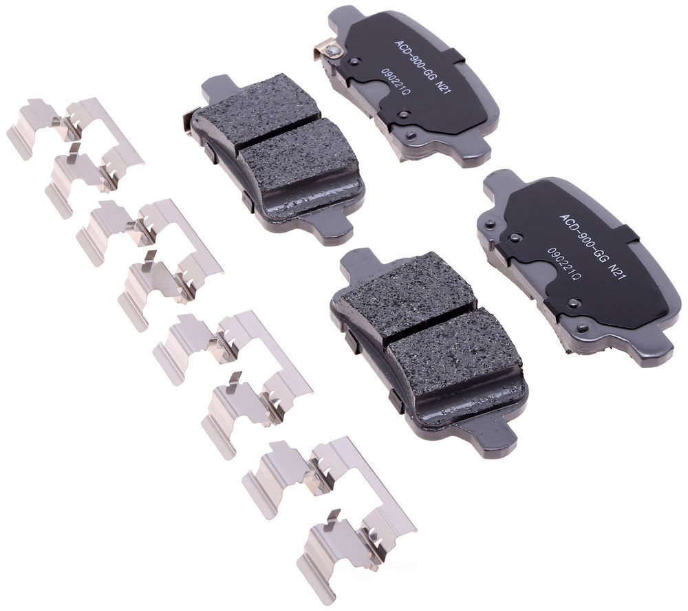 ACDelco Silver 14D2173CH (19422671) Ceramic Front Disc Brake Pad - View #4