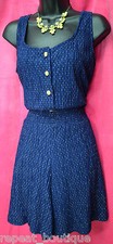 Robby Len Fashions Bathing Swimsuit Swim Dress Beach Cover shorts M Vintage 60s