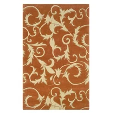 Trio Harper Pumpkin & Ivory 5x7, Rug