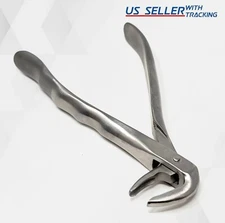 GERMAN GRADE DENTAL EXTRACTING FORCEPS #859 SERRATED LOWER ROOT MOLARS TIP