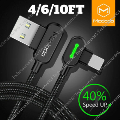 3x Mcdodo Fast Charger USB Charging Cable for iPhone 14 13 12 11 Pro X 8 7 iPad