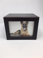 Pet Urn Peaceful Pet Memorial Keepsake Urn,Photo Box Pet Cremation Urn,Dog Urn,C