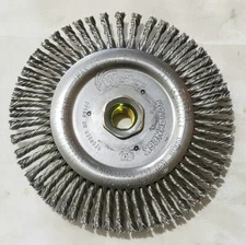 Weiler 09500 Roughneck Jr. 6" Root Pass Weld Cleaning Brush Stainless Steel