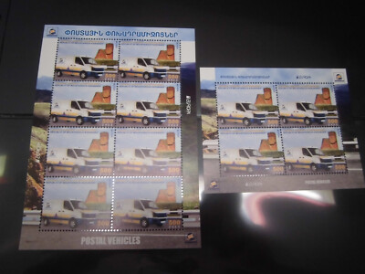 Bergkarabach 2013 postfrisch MNH 81 Kleinbogen I + III Postfahrzeuge CEPT Auto